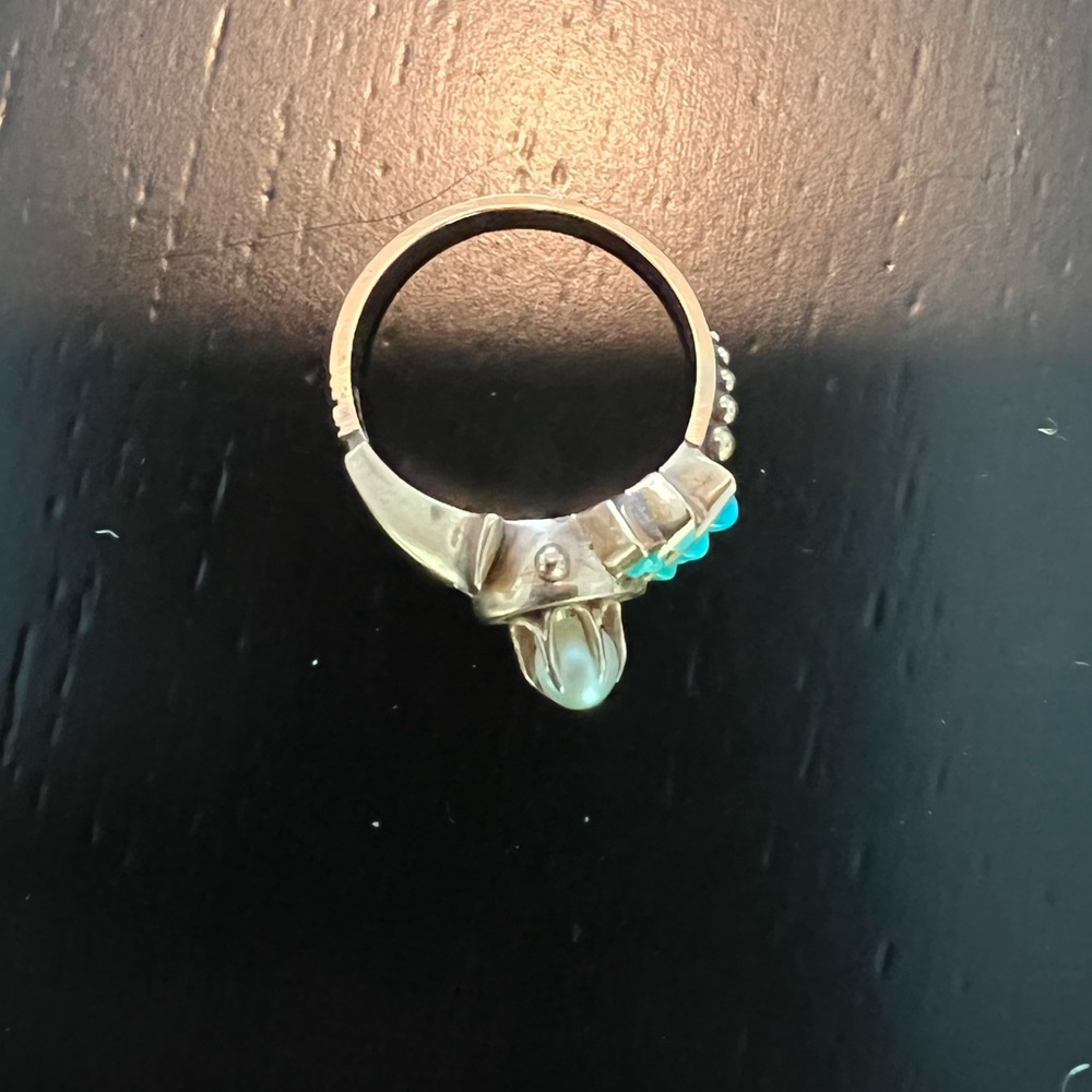 Victorian 14K Rose Gold Ring - Picture 2 of 8